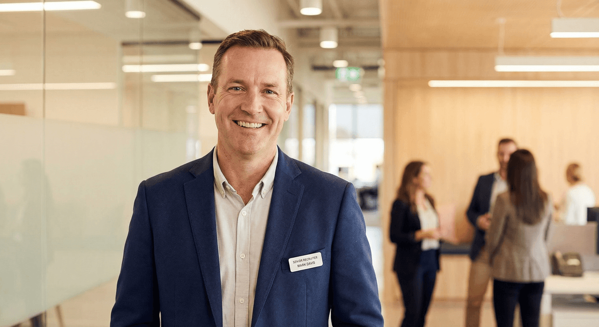 Quick setup flow showing four steps from sign-up to recruiting in one day